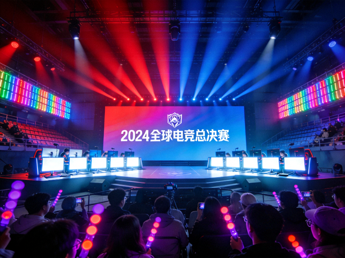 电竞比赛现场灯光效果